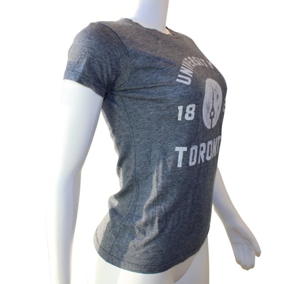 University of Toronto CN Tower Grey T Shirt Tee - Picture 3 of 4